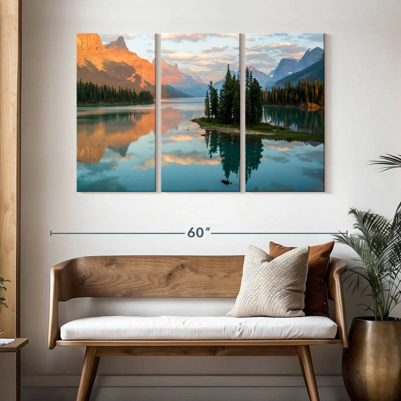 Alvord Maligne Lake Spirit Island, H 32 po x l 50 po