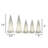 Battery Operated Crystal Trees - 5 Count
