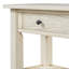 Table d'entrée avec rangement, console rétro avec tiroir et deux tablettes robustes pour le hall d'entrée et le salon-1375705408