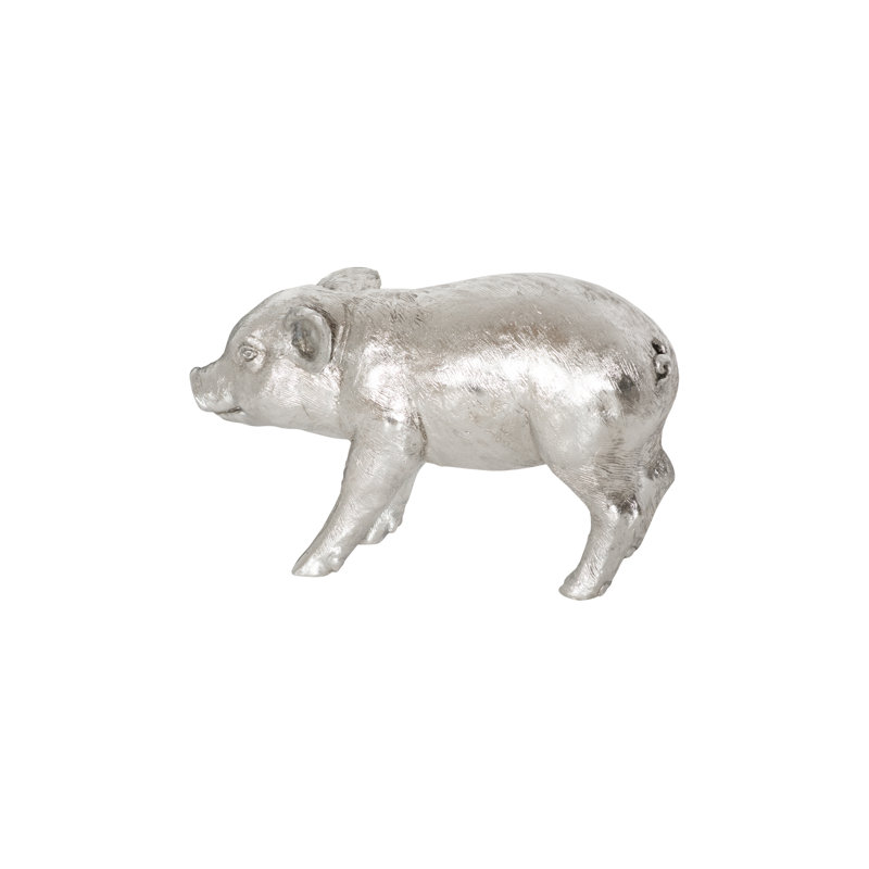 Dusek Standing Piglet Tabletop Sculpture