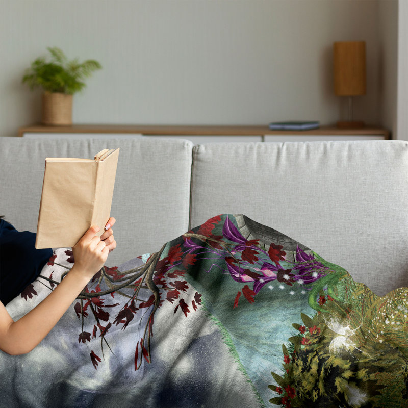 Hand Woven Throw Blanket, 70" x 90"