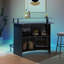 Table de bar noire-118319167
