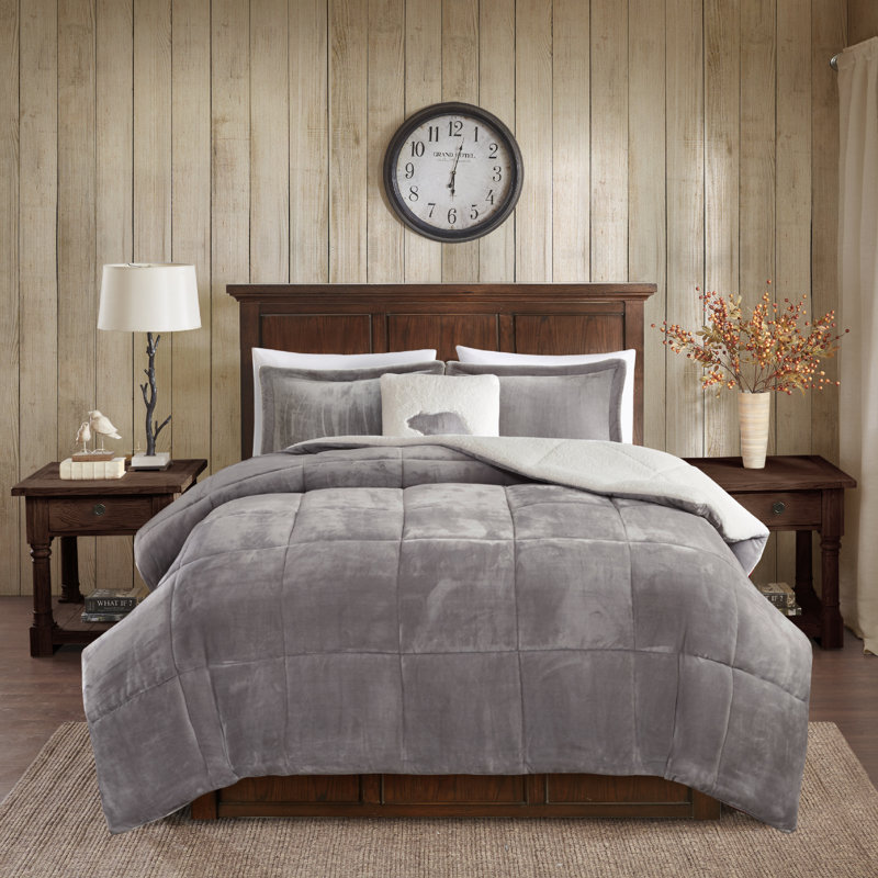 Alton Comforter Set, Full/ Queen Comforter + 2 Shams + 1 Pillow