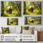 Ours dans la forêt du printemps I - art mural ours-388498826-388498822-388498846