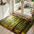 Clear Morning Forest Trees Autumn Beautiful Birch Branch Bright Brown Machine Washable Indoor Area Rug-129431691