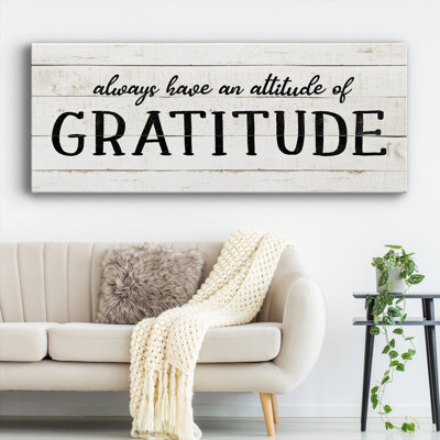 " Attitude Gratitude "