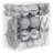 Silver Plastic Christmas Ornament Balls-1645610901