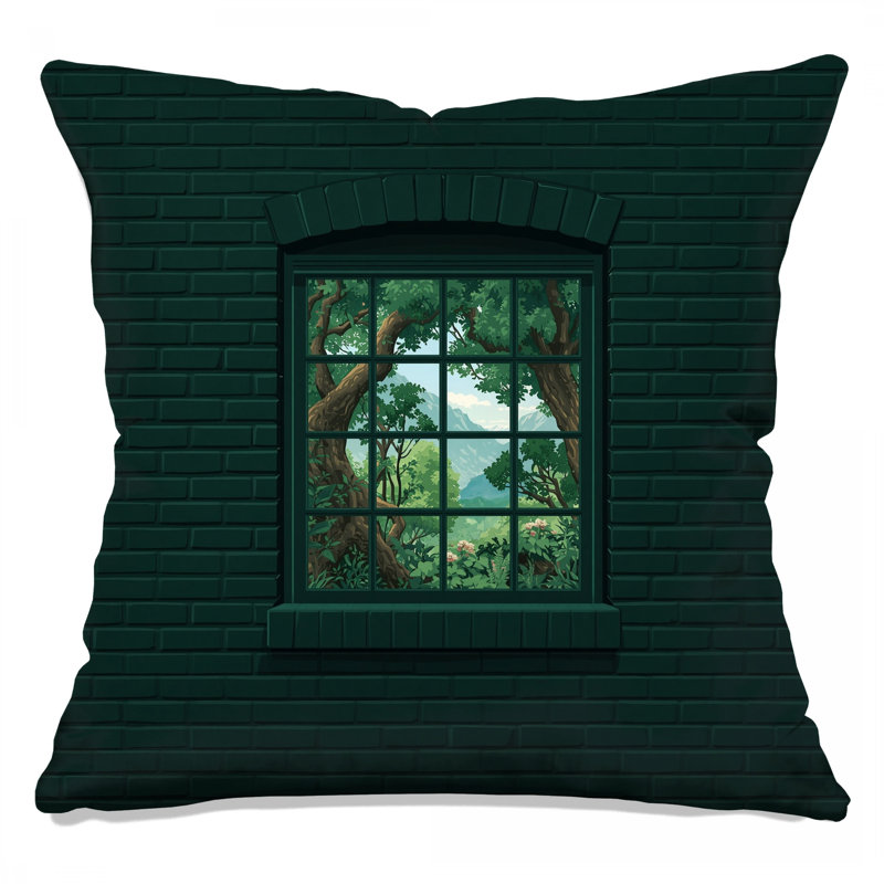 Coussins décoratifs Brick, 16 x 16 pouces