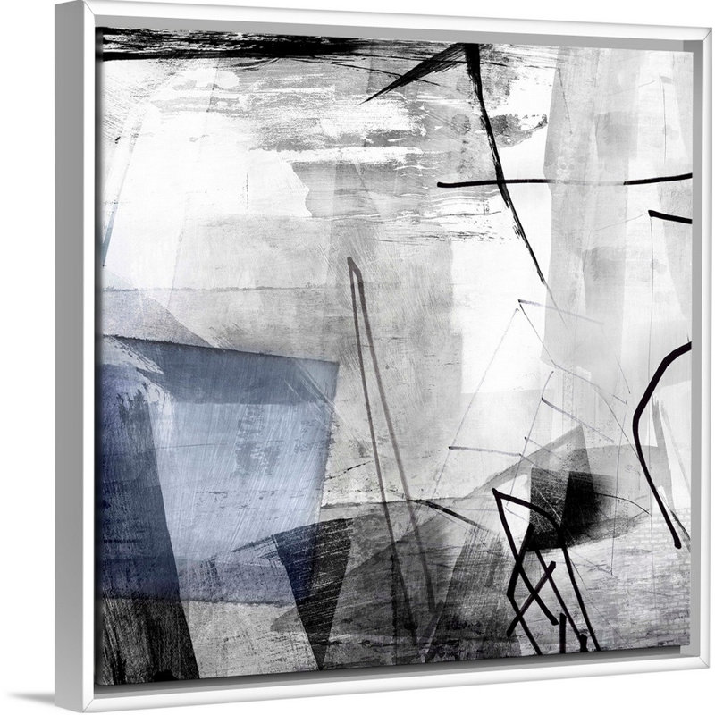 "Oh Wonder I" par PI studio-reproduction d’art sur toile, Toile encadrée flottée blanche, H 18 po x l 18 po x P 1,75 po