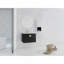 Meuble-lavabo mural 28 po avec lavabo en céramique et armoire latérale, armoire à portes à fermeture douce 28 po