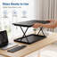 Convertisseur de bureau assis-debout compact CHANGEdesk - Rehausseur de bureau pour petits espaces-33983103