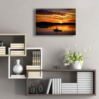 Breakwater Bay 'Sailors Delight' by Rick Berk Acrylic Glass Wall Art
