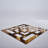 Monessen Decorative Fretwork Acrylic Wall Panels, Medium, 15 3/8"W x 15 3/8"H x 1/8"T, Bronze Mirror-1124085033-1124085031