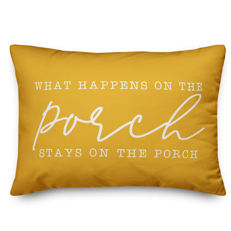  Rectangular Pillow Cover & Insert, Yellow