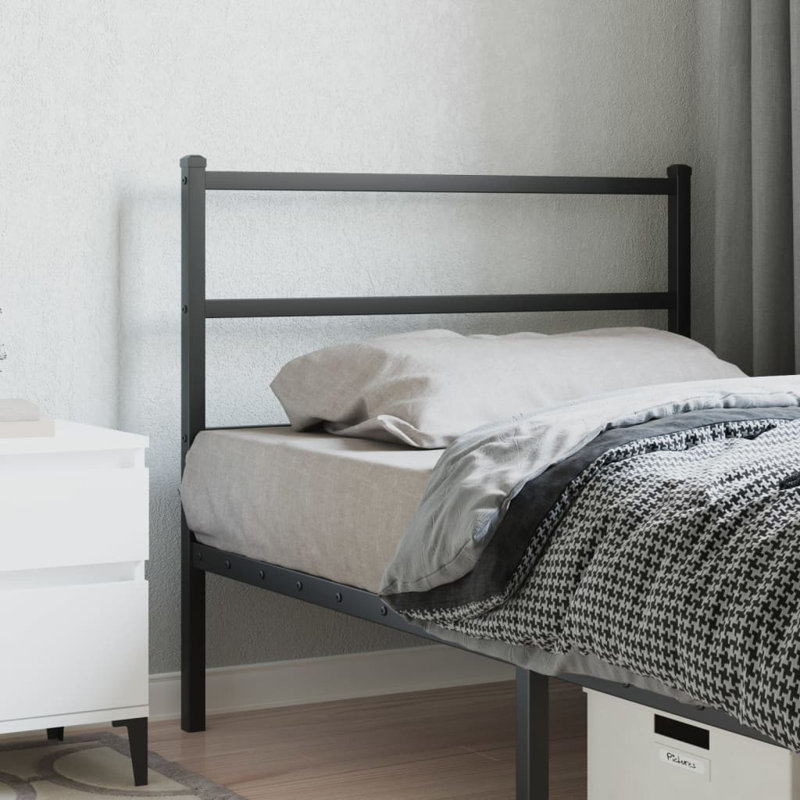 Oberly Metal Headboard, 100cm W, Black
