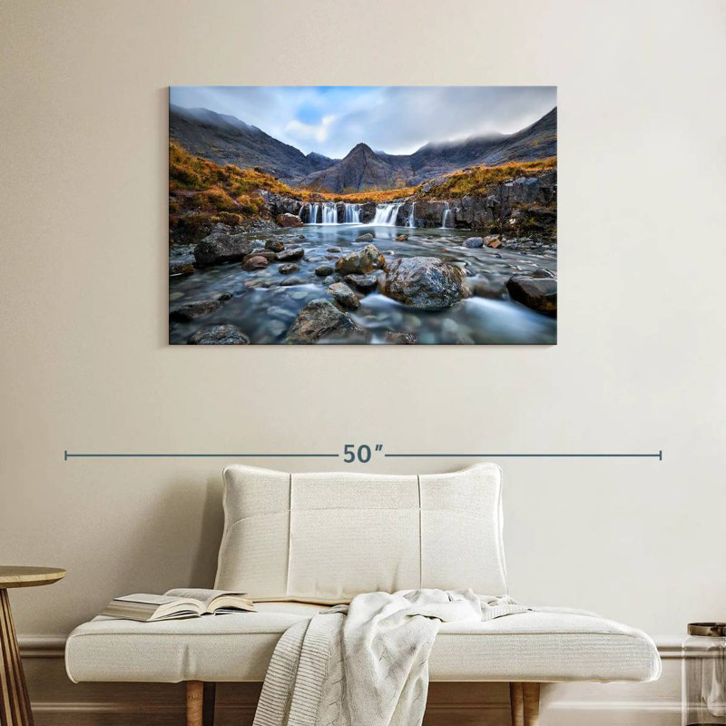 Cascade Alvord Fairy Pools, H 26 po x l 39 po