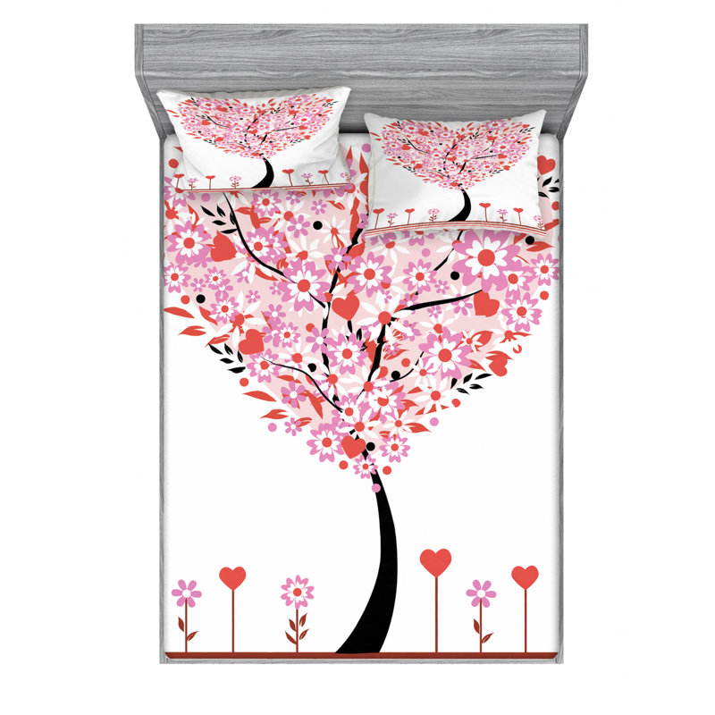 Microfiber Sheet Set, Full/Double Sheet Set with Fitted Sheet