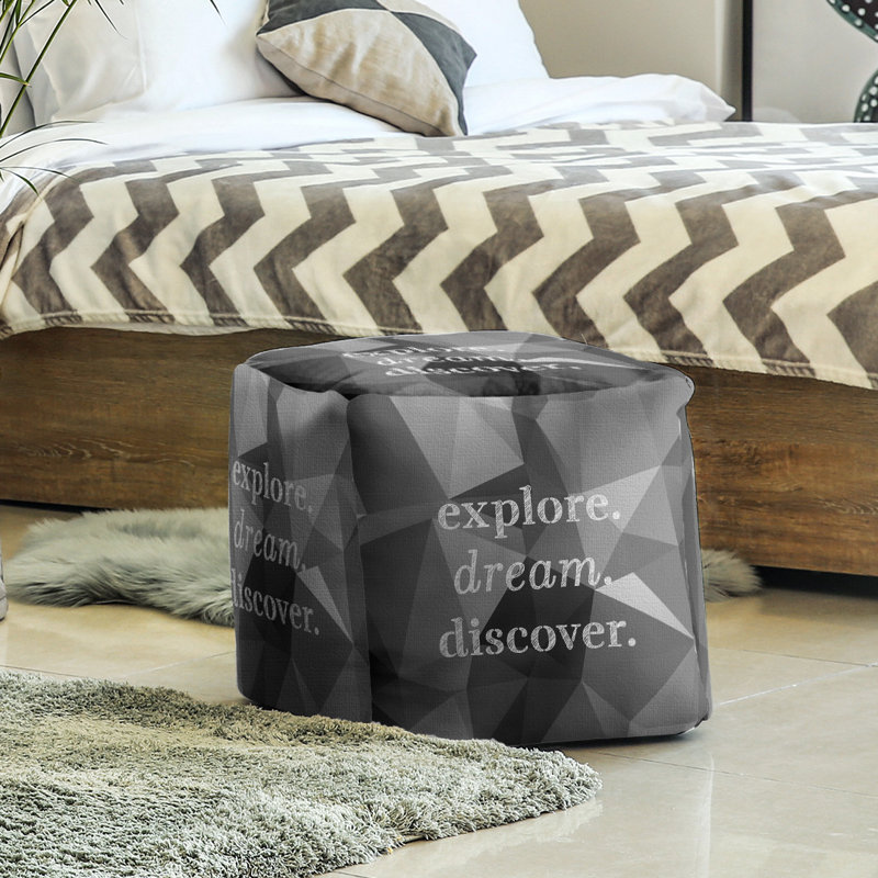 Upholstered Ottoman, Onyx