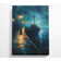 Ship Street Light - Single Picture Frame Print on Canvas