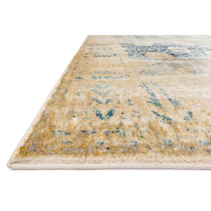 Goggin Floral Indoor Rug, Rectangle 9'6" x 13'