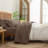 BESTOUCH Sheet Set 100% Washed Cotton Linen Feel Lightweight-115162033-115162024
