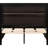 Storage Panel Bed In Full Size, Black Laminate, And Slatted Mattress Support With Panel, Particle Board , Crystal - Trimmed Drawer Pulls Glitter Accents-165598429