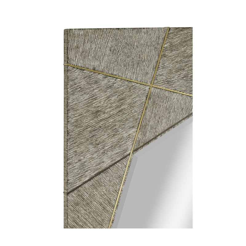 Geometric Flat Wall Mirror