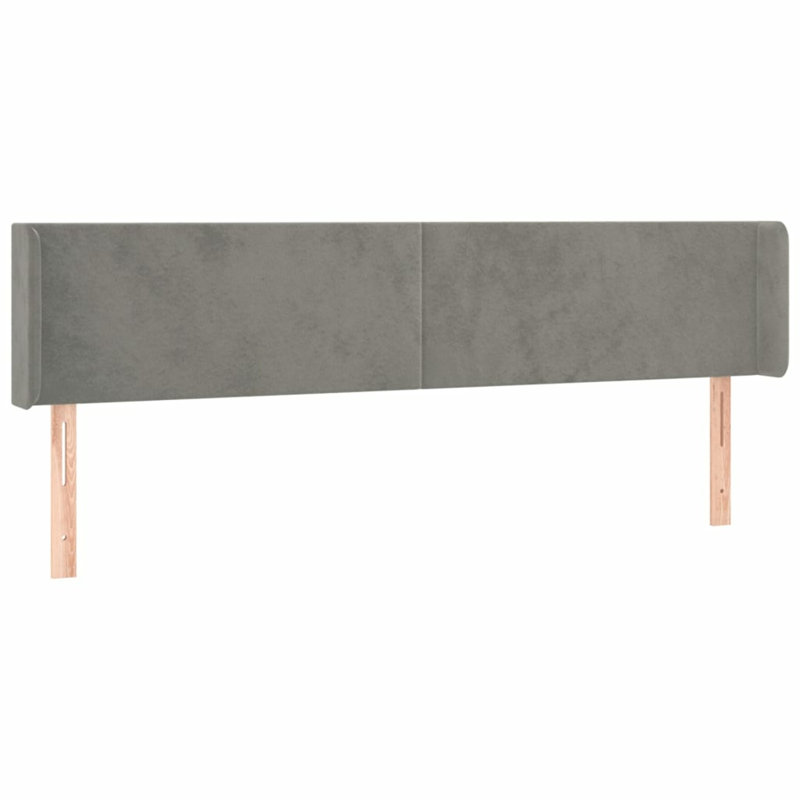 Gorvel Headboard, 88cm H x 183cm W x 16cm D, Light Grey