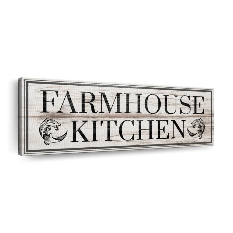 «Farmhouse Kitchen», impression sur toile, H 54 po x l 18 po x P 1,25 po