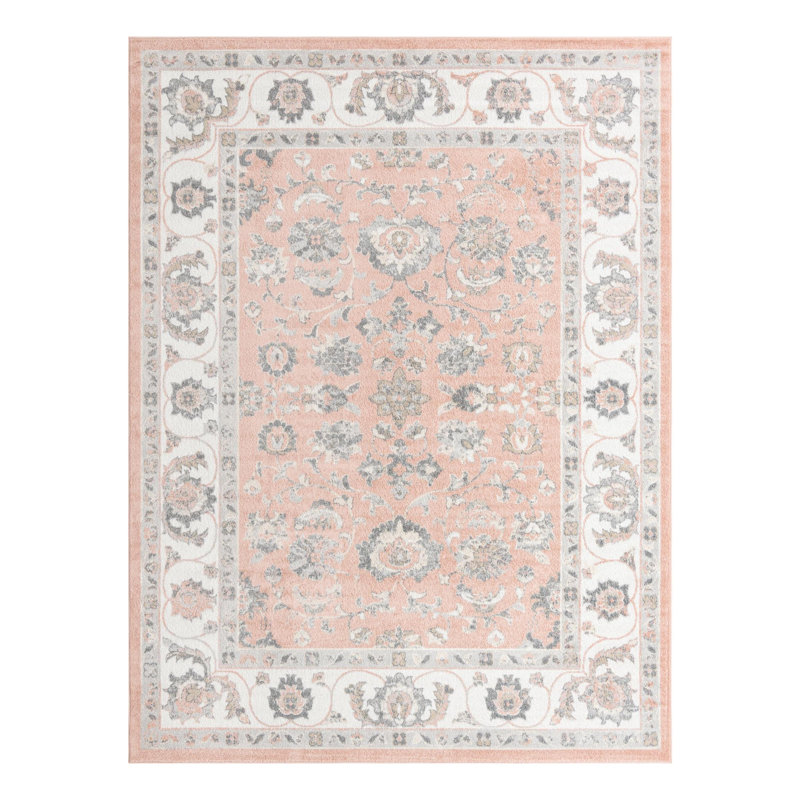 Tapis Hadrian Aurelia - rose, Rectangle 9 pi x 12 pi