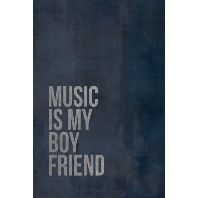 « Musique est mon copain », impression sur toile tendue