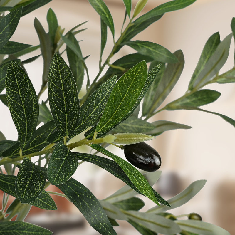 Faux Asotin with Realistic Branches,Leaves & Fruits, Artificial Asotins for Home Decor, H 61,02 po x l 27,56 po