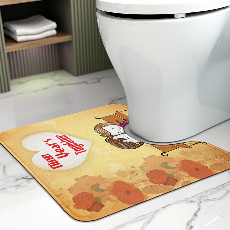 Tapis de salle de bain en U Anniversary