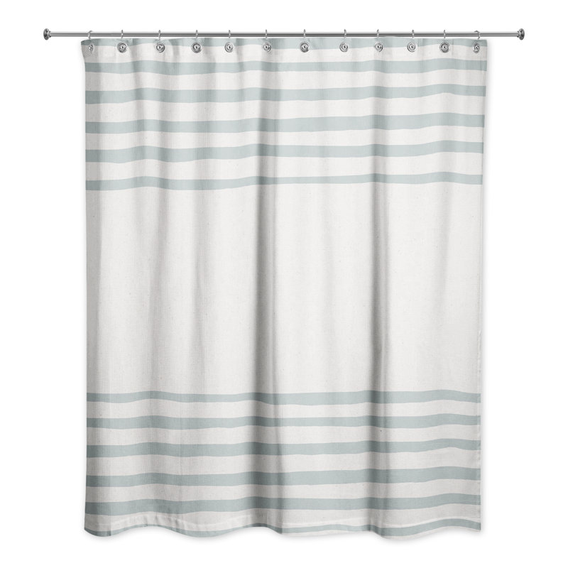 Striped Shower Curtain, Blue