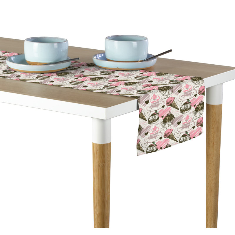 Steve Geometric Table Runner, 72" x 12"
