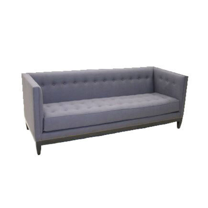 Leather Sofa, Stedman Black, Ebony