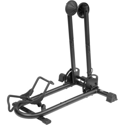 Patented Push-In Foldable Bike Stand: Stable Steel Rack for Mountain/Road/Kids’ Bikes