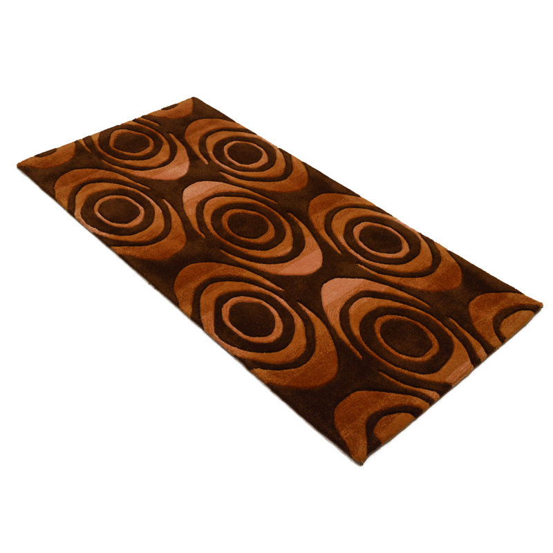 Pluto Abstract Hand Woven Area Rug, Rectangle 70 x 140cm