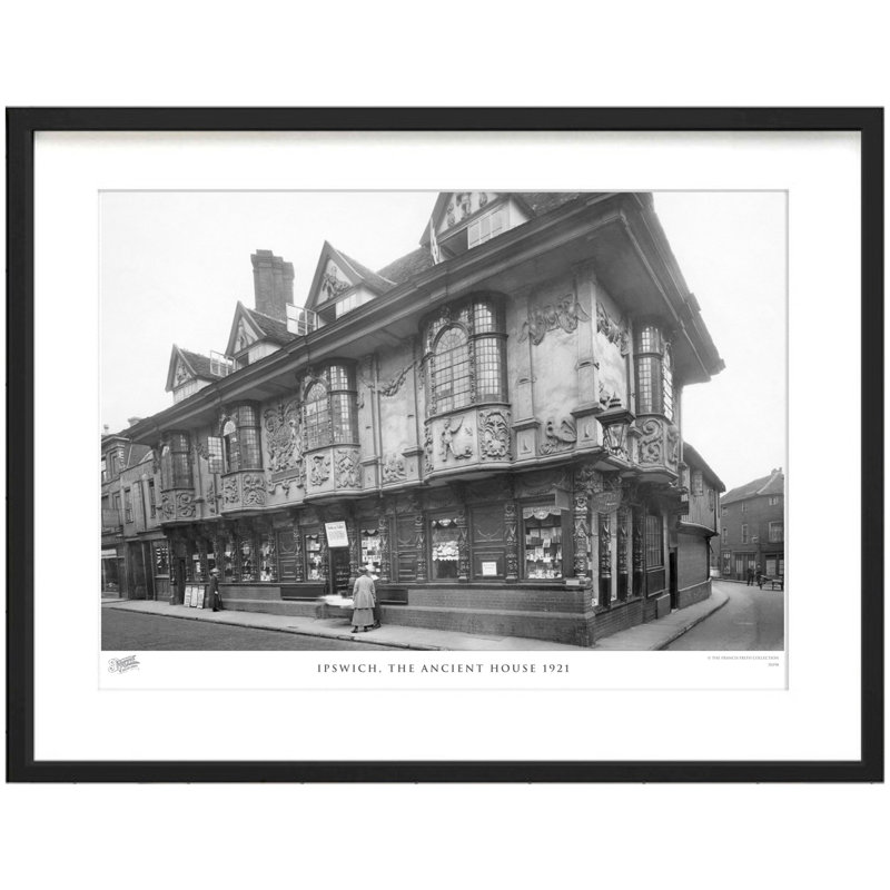 Ipswich, The Ancient House 1921 by Francis Frith - Single Picture Frame Print, 45cm H x 60cm W x 2.3cm D