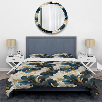 Ensemble de housse de couette en marbre Maislee Vintage Reverie