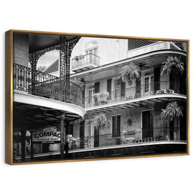 NOLA noir - façades de balcon Bourbon