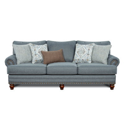 Fusion Furniture Bates Charcoal Sofa