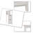Freestanding Compact Narrow Bathroom Storage Cabinet Linen Cabinet