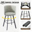 Tabouret de comptoir pivotant rembourré en cuir avec dossier haut (ensemble de 3)-1062417567-1062960134-1062960129