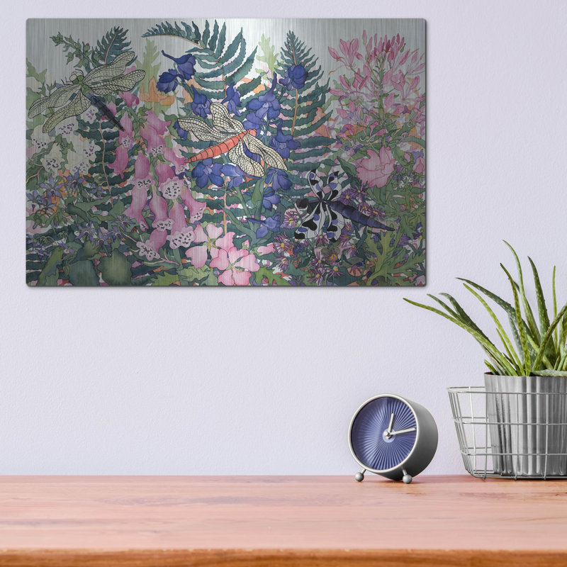 «Dragonflies» par Carissa Luminess, art en métal de luxe, «Dragonflies» par Carissa Luminess