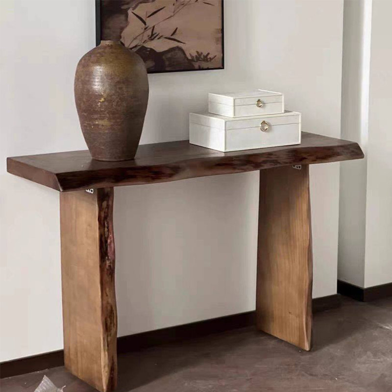 Installez une table de vestibule vieillie, H 29,53 po x l 78,74 po x P 15,75 po