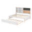 Lit de jour avec tablettes, tableau noir, tableau de liège, USB et lit gigogne-985569604