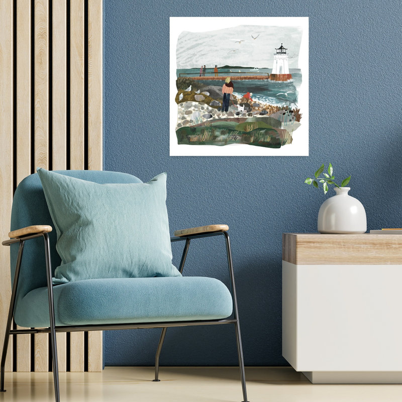 Art contemporain Mouette contemporaine, H 18 po x l 18 po