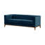 Buker Velvet Square Arms Sofa-382504805-372249308