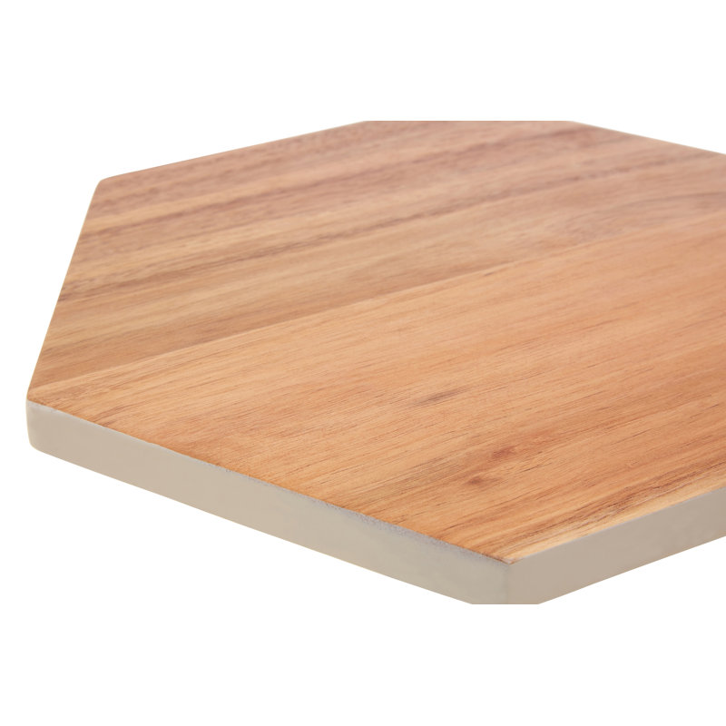 Savoy Wood Chopping Board, 2cm H x 28cm W x 24cm D, Grey
